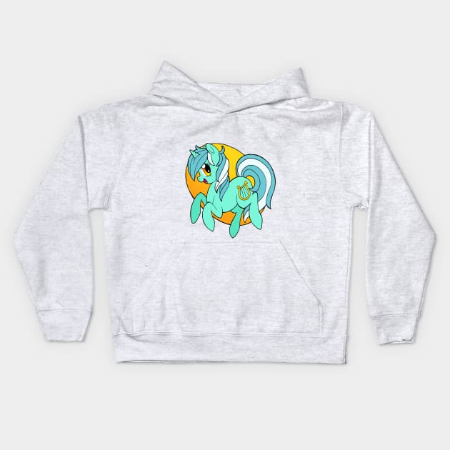 Lyra Heartstrings Kids Hoodie by Luckyponytattoo